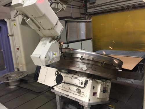 machine performing laser services